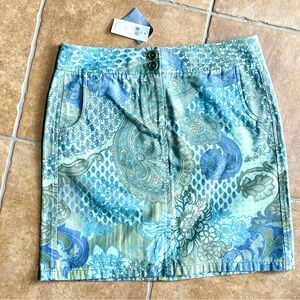 Ann Taylor paisley skirt NWT